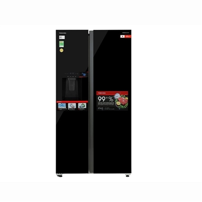 Tủ lạnh Toshiba Inverter 568 lít Side By Side GR-RS755WIA-PGV(22)-XK